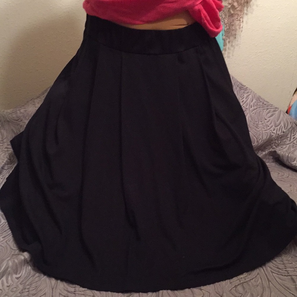 Eileen Fisher A-Line Skirt with Pockets!